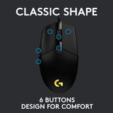 Logitech g203 lightsync gaming muis (zwart, 200 - 8000 dpi, rgb leds)