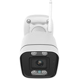 Foscam v5p, 3k 5mp dual-band wifi camera met geluid- en lichtalarm (wit)