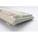Ducky one 3 matcha tkl mechanisch toetsenbord (crème, us lay-out (qwerty), cherry mx blue, 80% (tkl), pbt double shot, hot swap)