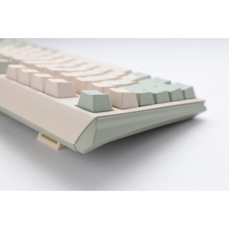 Ducky one 3 matcha tkl mechanisch toetsenbord (crème, us lay-out (qwerty), cherry mx blue, 80% (tkl), pbt double shot, hot swap)