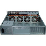 Inter-tech 2u-2129-n rack behuizing (zwart | 2x usb-a)