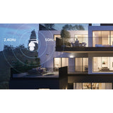 Foscam sd8p, 4k 8mp dual-band wifi ptz buiten beveiligingscamera (wit)