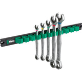 Wera 9631 magneetstrip 6000 joker 2 steek-ringratelsleutelset moersleutel (5‑delig)