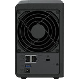 Synology diskstation ds225+ nas (zwart, 1x 1gbe lan, 1x 2.5gbe lan, 2x usb 3.2 gen 1)