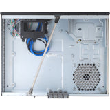Silverstone milo ml03b desktop behuizing (zwart | 2x usb-a)