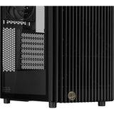 Asus proart pa401 - tempered glass panel midi tower behuizing (zwart | 2x usb-a | 1x usb-c | tempered glass)