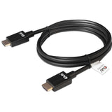 Club 3d ultra high speed hdmi 2.1 gecertificeerde kabel male-male (zwart, 1,5 meter, 4k 120hz, 8k 60hz, 48 gbps)