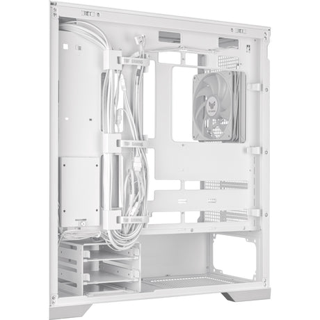 Asus tuf gaming gt302 argb midi tower behuizing (wit | 2x usb-a | 1x usb-c | rgb | tempered glass)