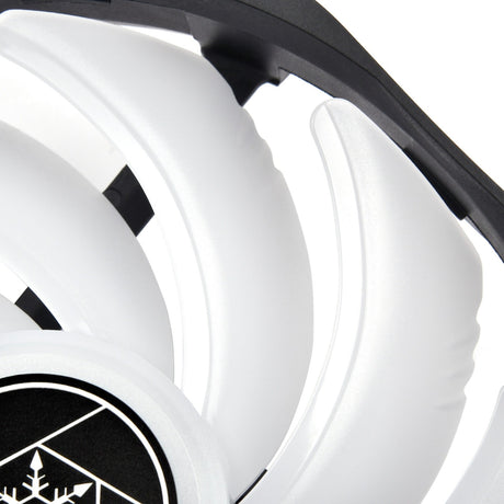 Silverstone air blazer 120r rgb case fan (zwart, 120 x 25 x 120 mm, pwm)