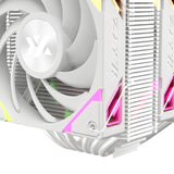 Xyz pc gear thermax 6 duo rgb cpu-koeler (wit, argb, pwm)