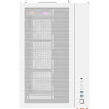 Thermaltake view 380 ws argb snow midi tower behuizing (wit houtkleur | 2x usb-a | 1x usb-c | rgb | tempered glass)