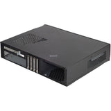 Silverstone milo ml03b desktop behuizing (zwart | 2x usb-a)
