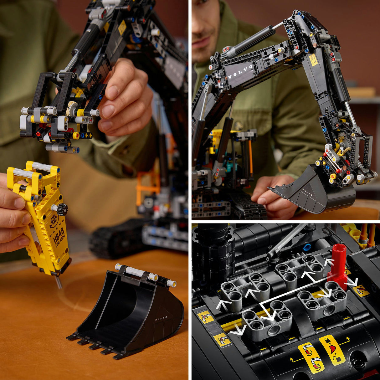 Lego ® technic volvo ec500 hybrid graafmachine - 42215