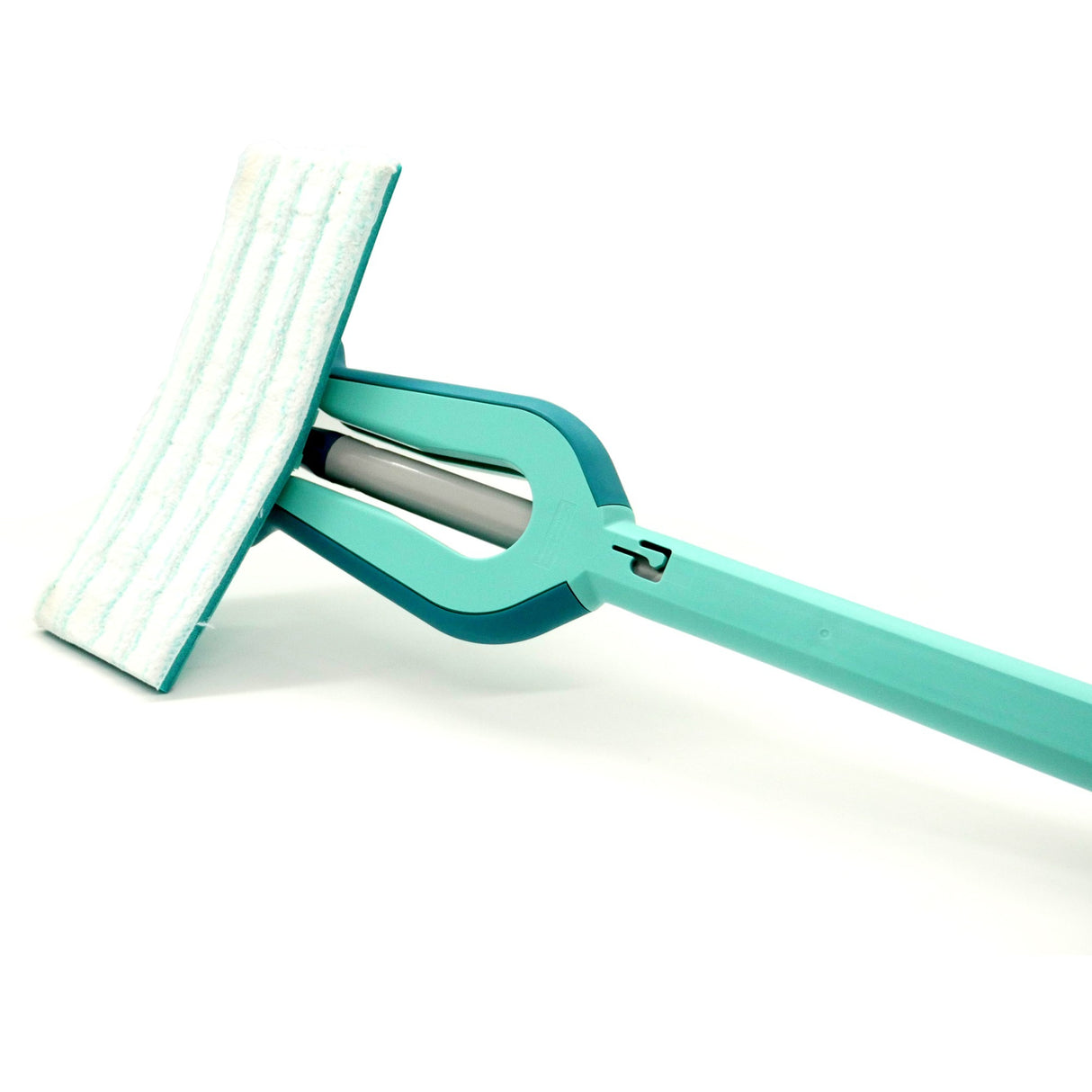 Leifheit picobello vloerwisser s micro duo met steel - 27 cm wisbreedte - turqouise - grijs