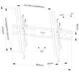 Neomounts select wl35s-850bl16 tv wandsteun bevestiging (zwart)