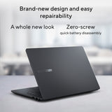 Asus expertbook b1 b1403cva-s63755x 14 copilot+ laptop (grijs | core i7-13620h | uhd graphics | 32 gb | 1 tb ssd)