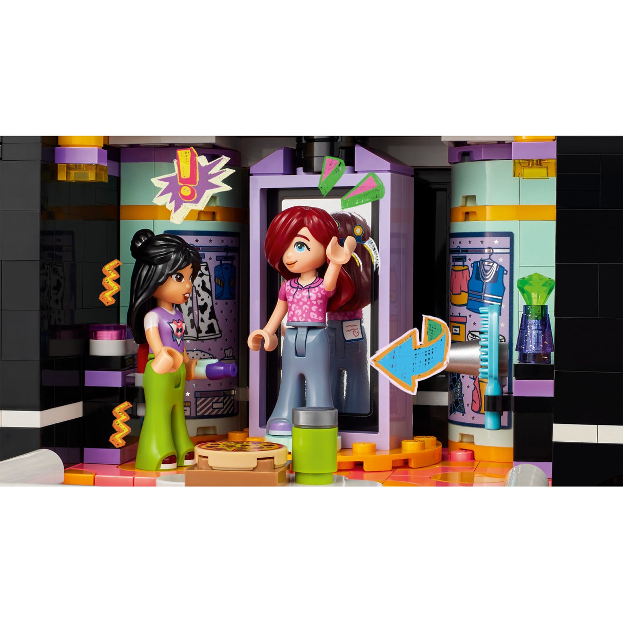Lego friends - toerbus van popster constructiespeelgoed (42619)