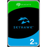 Seagate skyhawk 2 tb harde schijf (sata 6 gb s, 3 jaar rescue data recovery services)