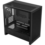 Nzxt h3 flow midi tower behuizing (zwart (mat) | 1x usb-a | 1x usb-c | tempered glass)