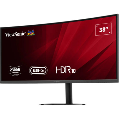 Viewsonic va3820c uwqhd+ 21:9 curved monitor met usb-c hub 38 ultrawide (zwart, 2x hdmi, 1x displayport, usb-c, usb-b )