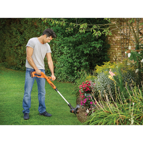 Black+decker accu grastrimmer st182320 (oranje, accu inbegrepen)