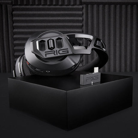 Nacon rig 600 pro hs over-ear gaming headset (zwart, playstation 5, playstation 4, windows, nintendo switch, android, ios)