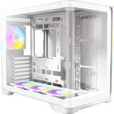 Antec c5 curve argb midi tower behuizing (wit | 2x usb-a | 1x usb-c | tempered glass)