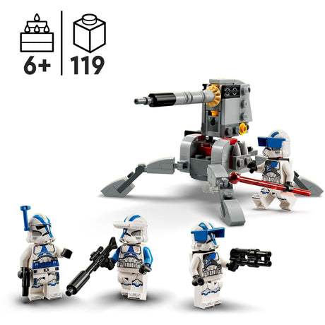 Lego star wars 501st clone troopers battle pack bouwbaar speelgoed met minifiguren - 75345