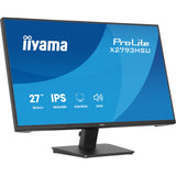 Iiyama prolite x2793hsu-b1 27 monitor (zwart (mat), 120 hz, hdmi, displayport, usb, audio)