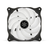 Silverstone air blazer 120r rgb case fan (zwart, 120 x 25 x 120 mm, pwm)