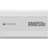 Corsair rm850e (2025) white modulaire 850 watt voeding (wit, 1x 12v-2x6, 2x pcie)