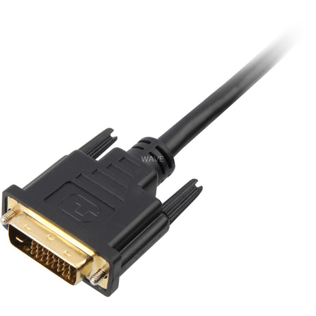 Sharkoon hdmi > dvi-d (24+1) kabel (zwart, 1 meter)