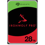 Seagate ironwolf pro 28 tb harde schijf (st28000nt000, sata 600, 24 7)