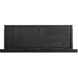 Silverstone grandia gd07b htpc behuizing (zwart | 2x usb-a)