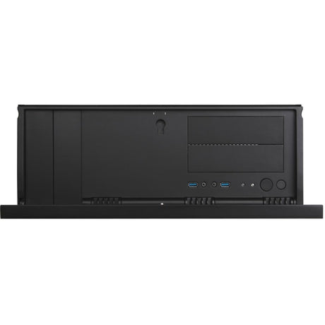 Silverstone grandia gd07b htpc behuizing (zwart | 2x usb-a)