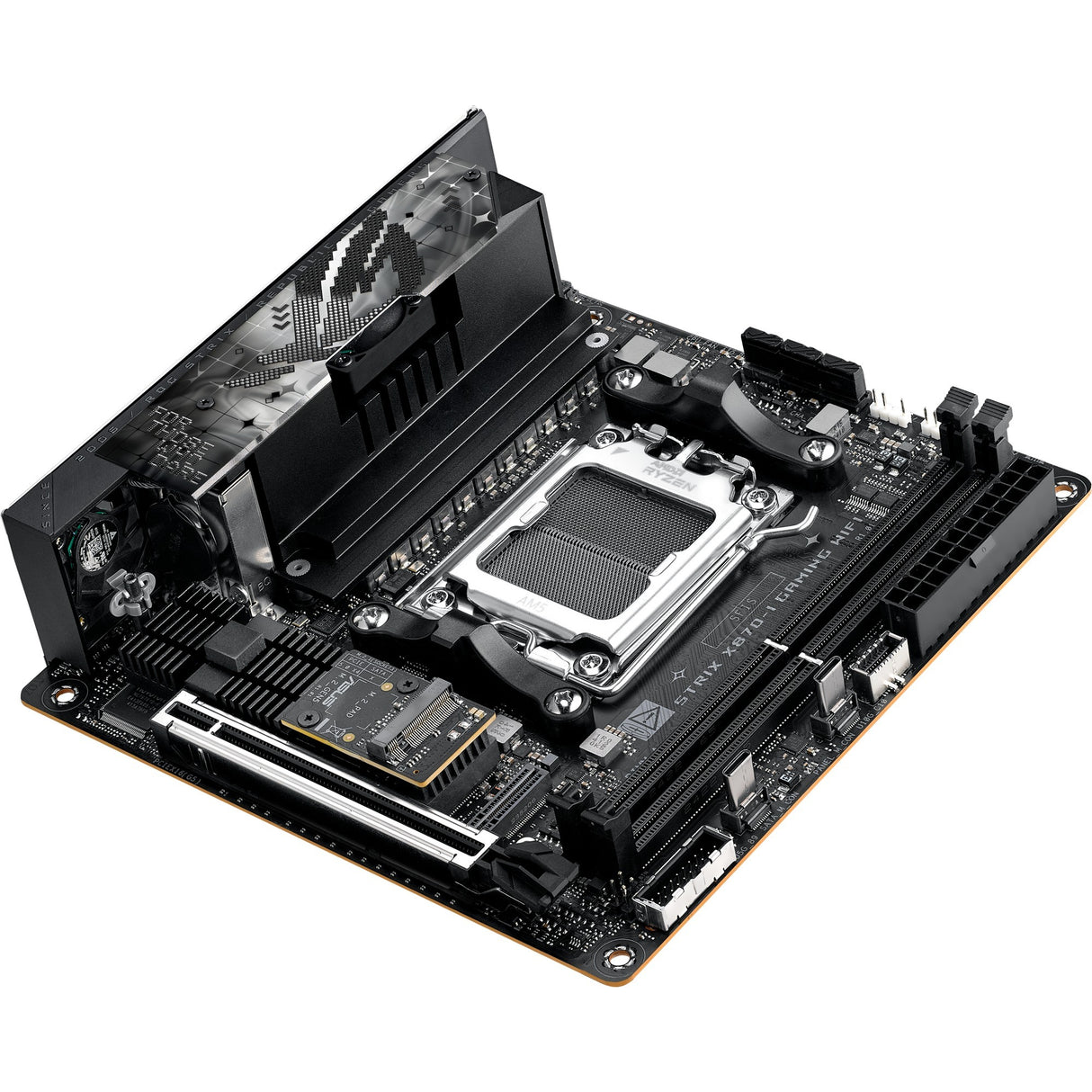 Asus rog strix x870-i gaming wifi socket am5 moederbord (raid, 2,5gb-lan, wi-fi 7, bt, sound, mini-itx)