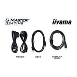 Iiyama g-master red eagle g2471hs-b1 23.8 gaming monitor (zwart, 2x hdmi, displayport, 240 hz)