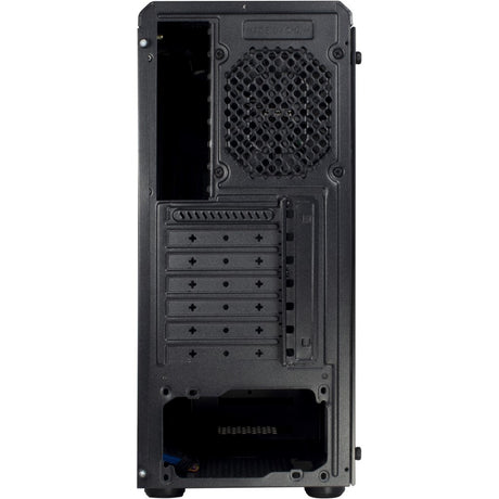 Inter-tech c-3 saphir midi tower behuizing (zwart | 3x usb-a | window)