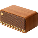 Edifier mp230 retro bluetooth speaker luidspreker (houtkleur, bluetooth, microsd, aux, usb-c)