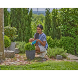 Gardena accugrasschaar classiccut li set (turquoise zwart, incl. li-ion-accu 2,5ah, telescopische steel)