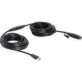 Delock usb 3.0 actieve verlengkabel (zwart, 10 meter)
