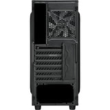 Sharkoon vg6-w rgb midi tower behuizing (zwart | 4x usb-a | rgb | window)