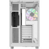 Thermaltake view 380 xl ws argb midi tower behuizing (wit houtkleur | 2x usb-a | 1x usb-c | rgb | tempered glass)