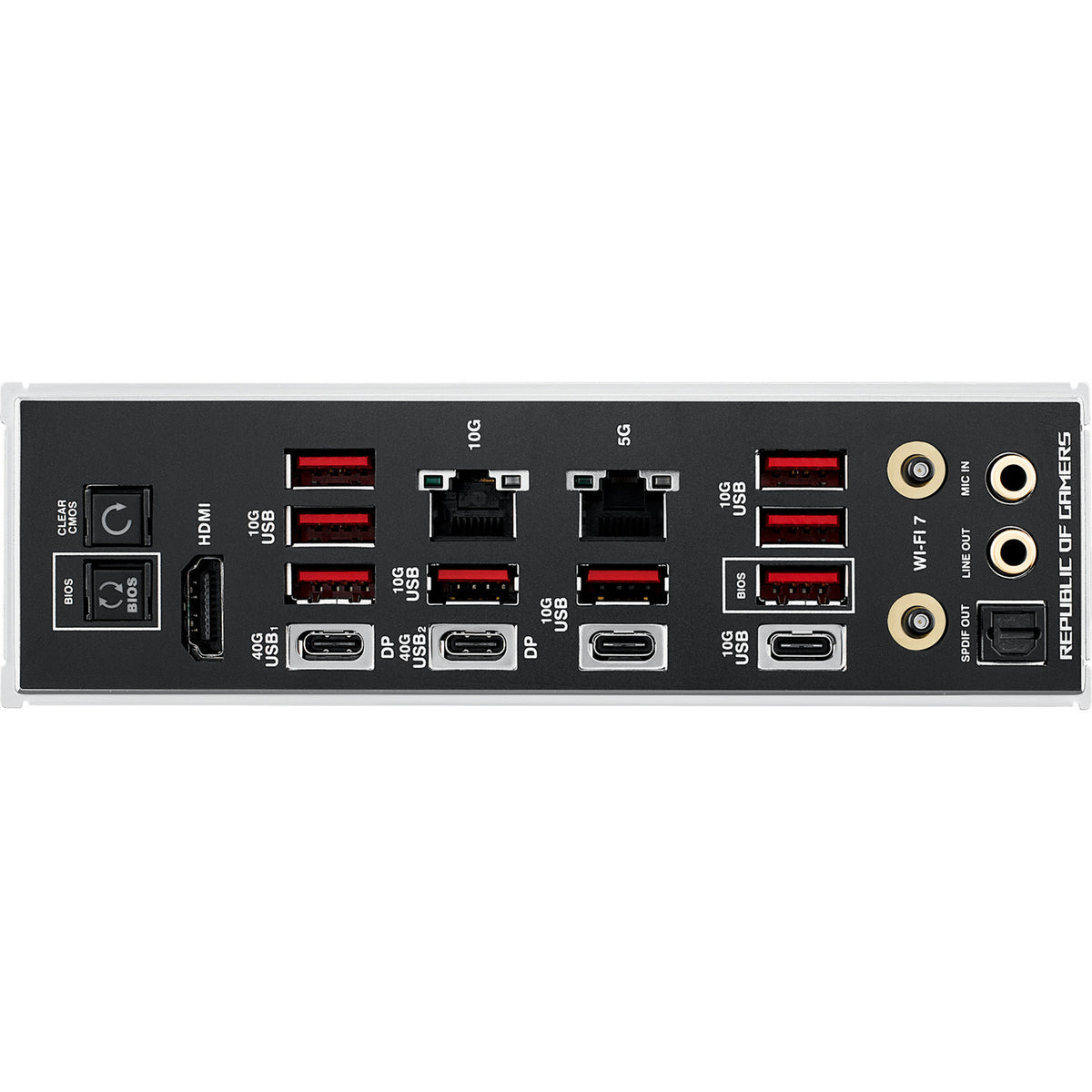 Asus rog crosshair x870e extreme socket am5 moederbord (10gb-lan, 5gb-lan, wi-fi 7, bt, sound, atx)