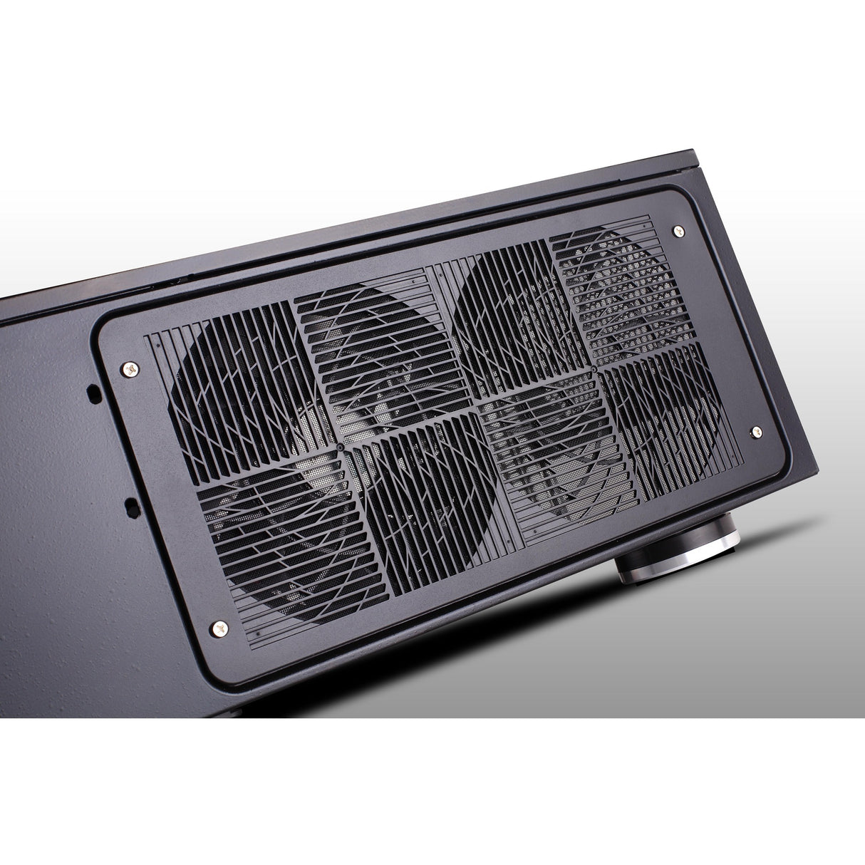 Silverstone grandia gd07b htpc behuizing (zwart | 2x usb-a)