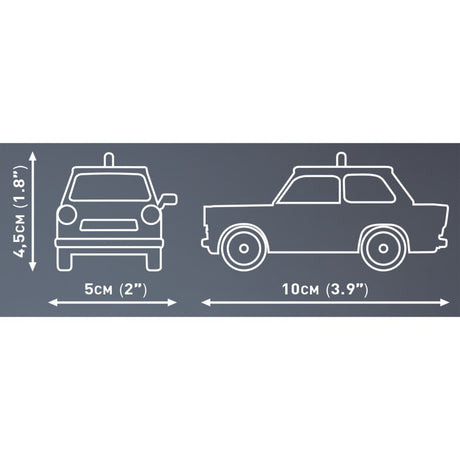Cobi youngtimer collection - trabant 601 polizei constructiespeelgoed (schaal 1:35)