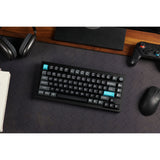 Keychron q1 ultra-m4 8k wireless custom mechanical keyboard (zwart, us lay-out (qwerty), silk pom banana, 75%, rgb, hot swap, 8k, 2.4 ghz | bluetooth 5.2 | usb-c)