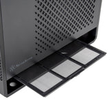 Silverstone alta g1m midi tower behuizing (zwart | 2x usb-a | 1x usb-c)