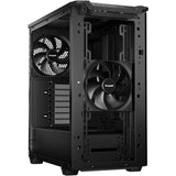 Be quiet! pure base 501 airflow window midi tower behuizing (zwart | 2x usb-a | 1x usb-c | tempered glass)