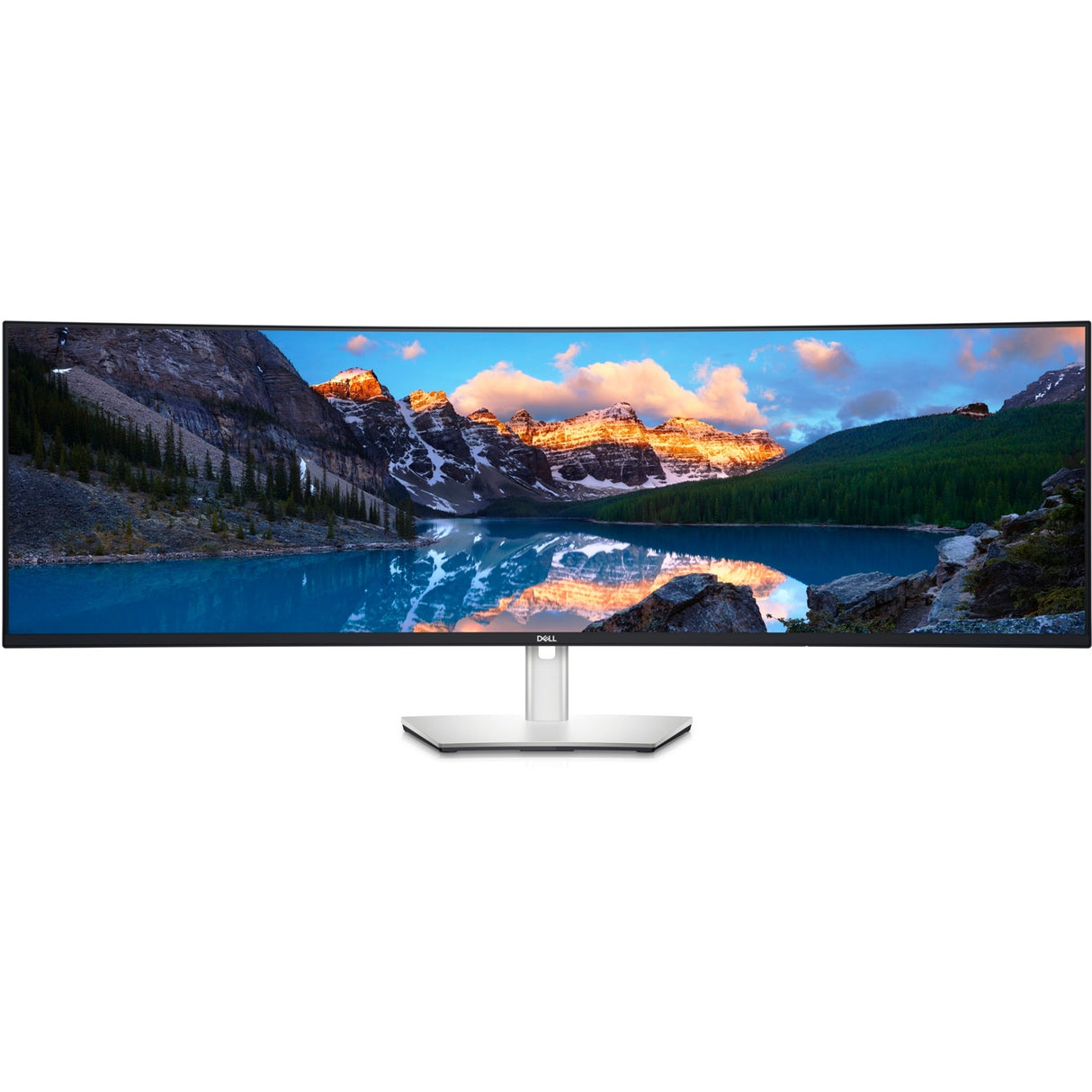 Dell ultrasharp u4924dw 49 curved ultrawide monitor (zilver zwart, 2x hdmi, mini-displayport, 5x usb-a, 5x usb-c, rj-45)
